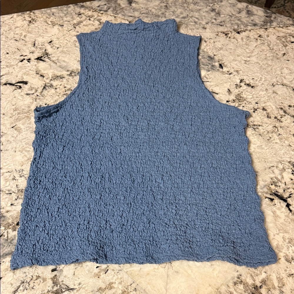 LOFT Brand New Textured Sleeveless Top